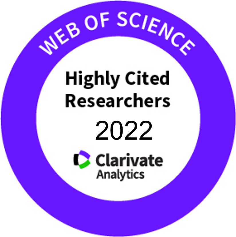 Dr. Gao is recognized as a Web of Science Highly Cited Researcher